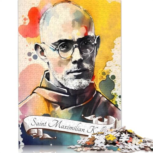 Puzzle „Sankt Maximilian Kolbe“ für Erwachsene, Lernspiel, Cooles Puzzle für Erwachsene und Kinder, 1000 Teile (75 x 50 cm) von LMYmoney