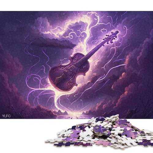 Puzzle 1000 Teile Traumvioline Puzzle Kreatives rechteckiges Puzzle Tolles Puzzle für Kinder 1000 Teile (75x50cm) von LMYmoney