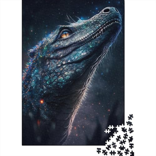 Puzzle Galaxy Crocodile, 300-teiliges Puzzle, Puzzle für Kinder und Herausforderungen für die Familie, 300 Teile (40 x 28 cm) von LMYmoney