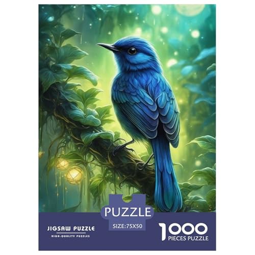 Puzzle für Erwachsene, 1000 Teile, Tierkunst, Vogelpuzzle, Puzzles für Erwachsene, Lernspiel, Herausforderungsspielzeug, 1000 Teile (75 x 50 cm) von LMYmoney