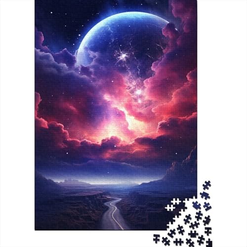 Puzzle für Erwachsene, 300 Stück, Neon-Alien-Landschaft, Puzzle, Puzzles für Kinder, Lernspiel, Herausforderungsspielzeug, 300 Teile (40 x 28 cm) von LMYmoney