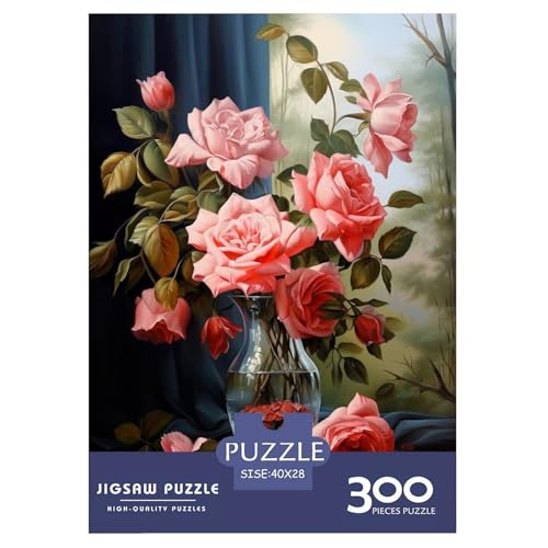 Puzzle für Erwachsene, 300 Stück, Tierkunst, Blumen-Puzzle, Puzzle für Erwachsene, Lernspiel, Herausforderungsspielzeug, 300 Teile (40 x 28 cm) von LMYmoney