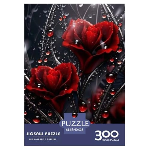 Puzzle für Erwachsene, 300 Teile, Kunstblumen, Holzpuzzle für Erwachsene und Teenager, Heimdekoration, Puzzlespielzeug, 300 Teile (40 x 28 cm) von LMYmoney