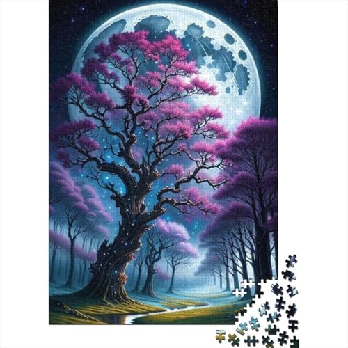 Puzzle für Erwachsene, 300-teiliges künstlerisches Fantasie-Baum-Puzzle für Erwachsene, Papppuzzle, anspruchsvolles Spiel, 300 Teile (40 x 28 cm) von LMYmoney