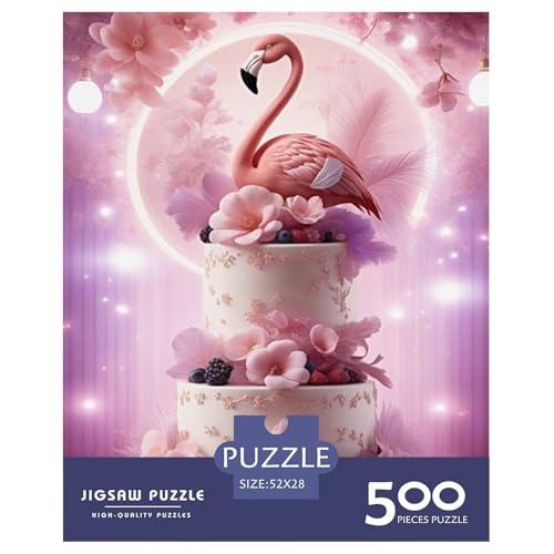 Puzzle für Erwachsene, 500 Stück, Tierkunst, Vogel-Puzzle, Puzzle für Erwachsene, Lernspiel, Herausforderungsspielzeug, 500 Teile (52 x 38 cm) von LMYmoney