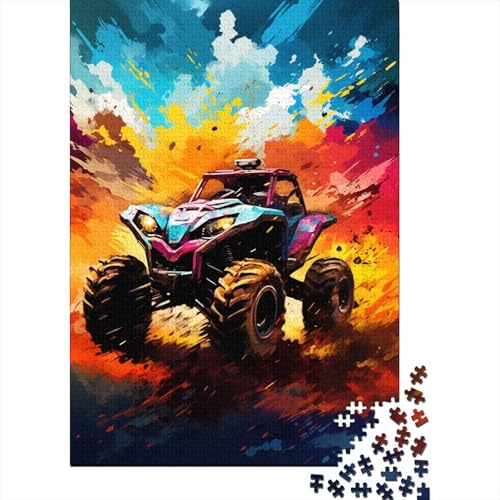 Puzzle für Erwachsene, Art Mountain Bike, 500-teiliges Holzpuzzle für Kinder ab 18 Jahren, gutes Kinder, 500 Teile (52 x 38 cm) von LMYmoney