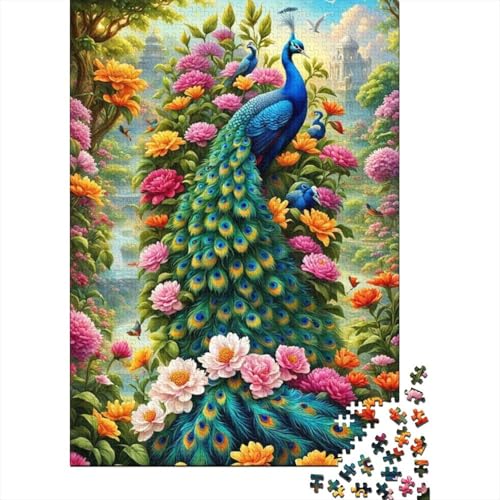 Puzzle für Erwachsene, Art Peacock, 300 Teile, für Erwachsene, Geschenke, Holzpuzzle, geeignet für 18 Jahre und älter, tolles Geschenk für Erwachsene, 300 Teile (40 x 28 cm) von LMYmoney