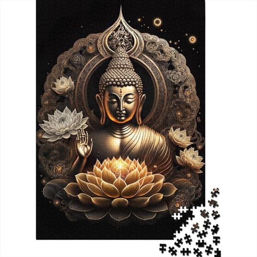 Puzzle für Erwachsene, Buddha-Puzzle für Kinder, Lernspiel, Herausforderungsspielzeug, 300 Teile (40 x 28 cm) von LMYmoney