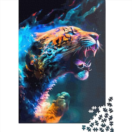 Puzzle für Erwachsene, Jaguar, 300 Teile, Puzzle für Kinder, Lernspiel, Herausforderungsspielzeug, 300 Teile (40 x 28 cm) von LMYmoney