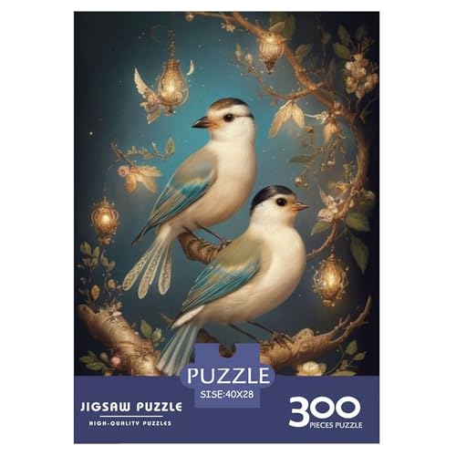 Puzzle für Erwachsene, Tierkunst, Vogel, Holzpuzzle, Geschenke für Teenager, Heimdekoration, Puzzlespielzeug, 300 Teile (40 x 28 cm) von LMYmoney