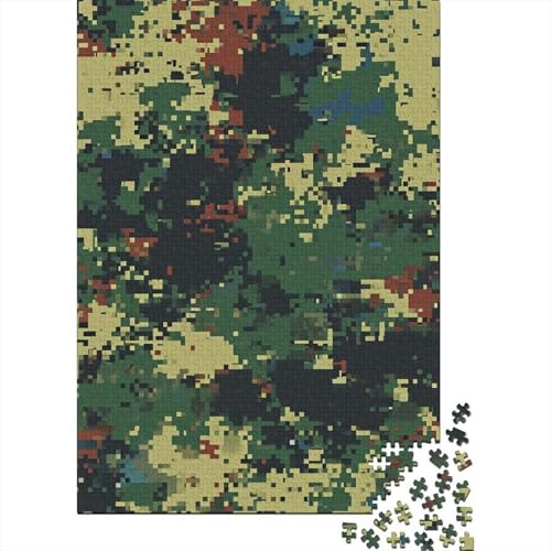 Puzzle für Frauen und Männer, Camouflage, christliche Geschenke, Puzzle ab 18 Jahren, Upe Lernspiele, 100% recycelte Pappe, 38 x 26 cm, 1000 Teile von LMYmoney