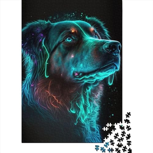 Puzzle für Hunde, 300-teiliges Puzzle für Kinder, Holzpuzzle für Kinder ab 18 Jahren, für Kinder, 300 Teile (40 x 28 cm) von LMYmoney