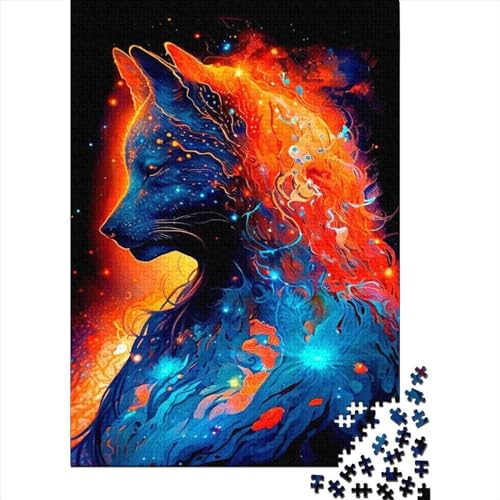 Puzzle für Kinder, Cat1, 500-teiliges Puzzle für Kinder, Holzpuzzle für Kinder und Heimdekoration, Puzzlespielzeug, 500 Teile (52 x 38 cm) von LMYmoney