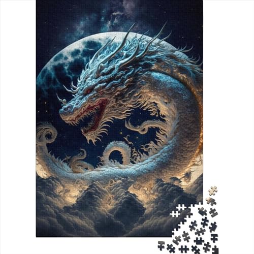 Puzzle für Kinder, Dragon6, 1000-teiliges Puzzle, Holzpuzzle für Kinder ab 18 Jahren, Spielzeug-Wanddekoration, 1000 Teile (75 x 50 cm) von LMYmoney