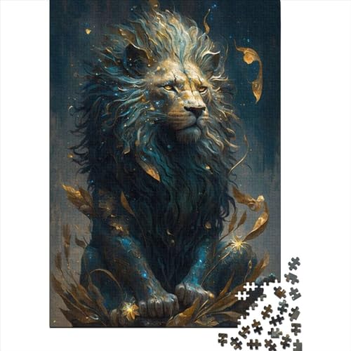 Puzzle für Kinder, Lion21 500-teiliges Puzzle, Holzpuzzle für Kinder ab 18 Jahren, Spiele, Spielzeug, 500 Teile (52 x 38 cm) von LMYmoney