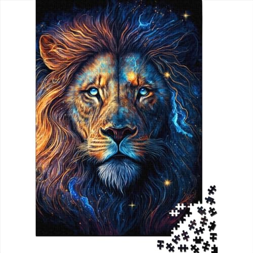 Puzzle für Kinder, Löwe 14, 1000-teiliges Puzzle, Holzpuzzle für Kinder ab 18 Jahren, Spielzeug-Wanddekoration, 1000 Teile (75 x 50 cm) von LMYmoney