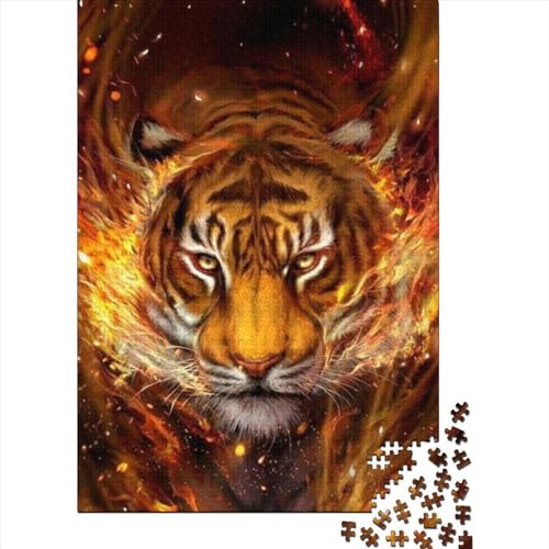 Puzzle für Kinder, Tiger, 1000-teiliges Puzzle, Holzpuzzle für Kinder ab 18 Jahren, Spiele, Spielzeug, 1000 Teile (75 x 50 cm) von LMYmoney