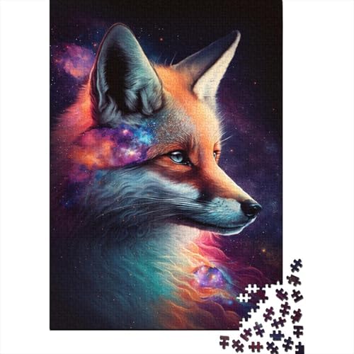 Puzzle für Kinder 1000-teiliges Galaxy Fox-Puzzle für Kinder, anspruchsvolles Denkspiel, 1000 Teile (75 x 50 cm) von LMYmoney