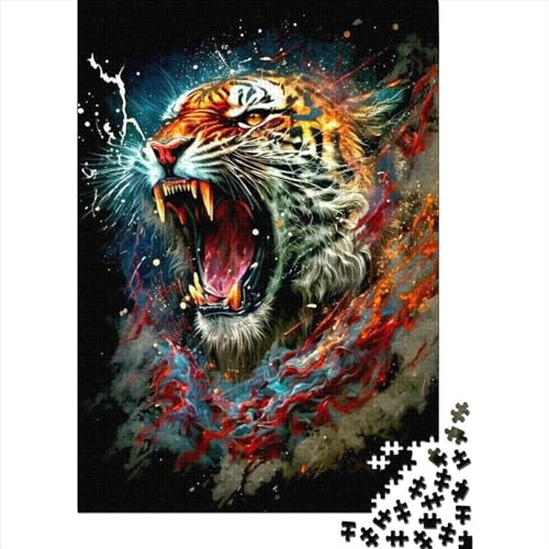 Puzzle für Kinder Tiger9 1000-teiliges Puzzle Holzpuzzle Puzzles für 18-Jährige Weihnachtsgeburtstag 1000 Teile (75 x 50 cm) von LMYmoney