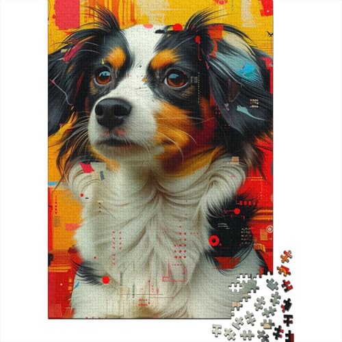 Puzzle mit Glaubenssätzen des australischen Schäferhundes, Alter 18 Jahre, Upe-Lernspiele, rechteckiges Papierpuzzle für Erwachsene und Teenager, 70 x 50 cm/1000 Teile von LMYmoney