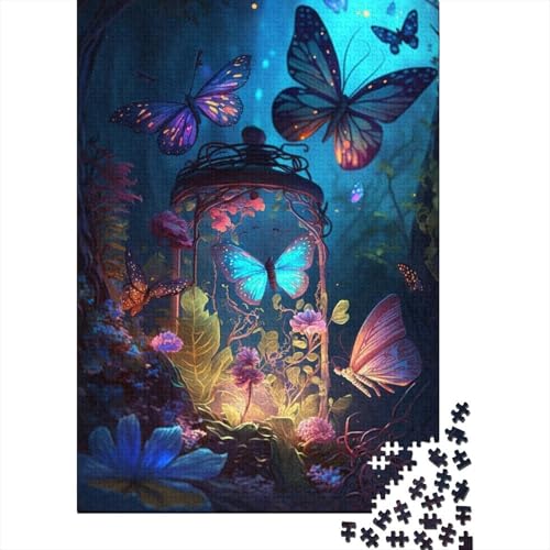 Puzzles for Art Butterfly, 1000-teiliges Holzpuzzle, geeignet für Kinder und über 18 Jahre, tolles Kinder, 1000 Teile (75 x 50 cm) von LMYmoney