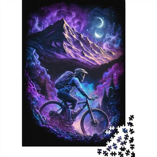 Puzzles für Kinder, 300-teiliges Galaxy-Bike-Puzzle für Kinder, anspruchsvolles Denkspiel, 300 Teile (40 x 28 cm) von LMYmoney