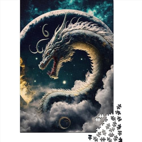 Puzzles für Kinder und Teenager, Dragon8, 500-teiliges Puzzle, Holzpuzzle für Kinder ab 18 Jahren, Kinder und 500 Teile (52 x 38 cm) von LMYmoney