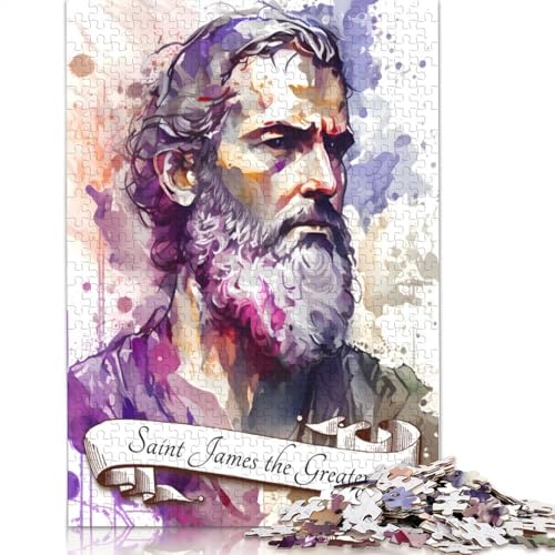 „Saint James The Greater“-Puzzle für Erwachsene, Lernspiele, Familienaktivitäten, Puzzle für Kinder ab 12 Jahren, 1000 Teile (75 x 50 cm) von LMYmoney