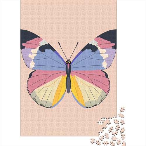 Schmetterling, christliches religiöses Gebet, Geschenke, Puzzle, Denksportaufgabe, Premium-Karton-Puzzle für Kinder und Erwachsene ab 12 Jahren, 38 x 26 cm, 1000 Teile von LMYmoney