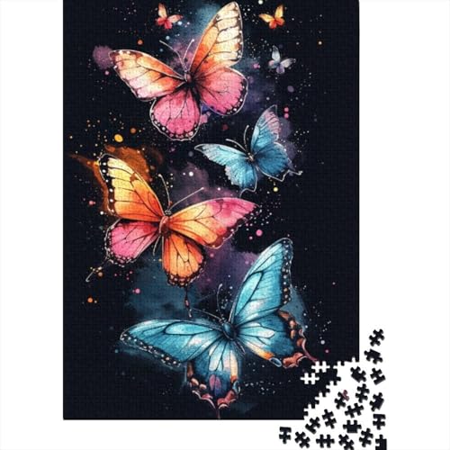 Schmetterling Christliche religiöse Überzeugungen Puzzle Alter 18 Jahre Upe Lernspiele Papier Rechteckiges Puzzle für Erwachsene Teenager 38x26cm/1000 Teile von LMYmoney