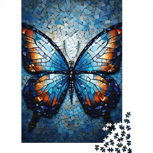 Schmetterling-Ostergeschenke, Puzzlespaß, 100 Prozent Recycling-Karton, Puzzle für Kinder und Erwachsene ab 12 Jahren, 38 x 26 cm, 1000 Teile von LMYmoney