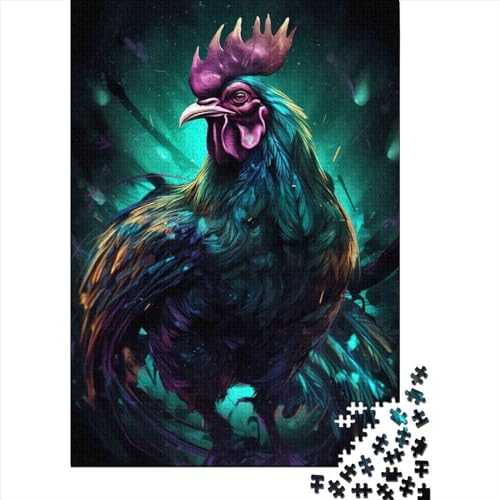 Teenager-Puzzle „Huhn“, Bezauberndes 300-teiliges Puzzle aus Holz für Kinder ab 18 Jahren, tolle Kinder, 300 Teile (40 x 28 cm) von LMYmoney