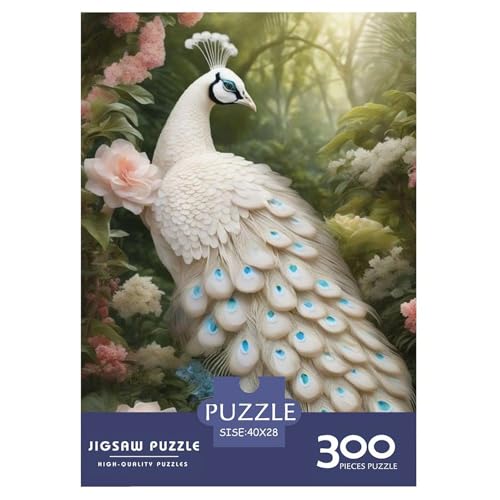 Tierkunst-Vogel-Puzzle, 300 Teile, Puzzle für Teenager, Geschenke, Holzpuzzle, Puzzle für Erwachsene, Heimlernspiele, DIY-Spielzeug, 300 Teile (40 x 28 cm) von LMYmoney