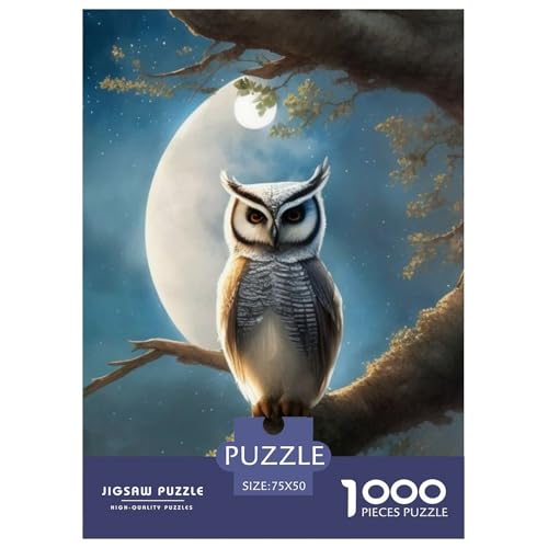 Tierkunst-Vogel-Puzzle für Erwachsene und Jugendliche, 1000 Teile, Puzzle für Erwachsene, nachhaltige Puzzlespiele, 1000 Teile (75 x 50 cm) von LMYmoney