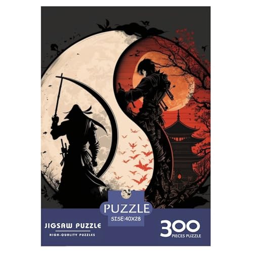 Yin Yang Art Puzzle für Teenager, 300 Teile, Puzzle, Denksport-Puzzles für Erwachsene, 300 Teile (40 x 28 cm) von LMYmoney