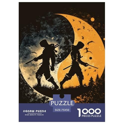 Yin Yang Art Puzzles für Erwachsene 1000 Teile Puzzle für Erwachsene und Teenager Familienspiel 1000 Teile (75x50cm) von LMYmoney