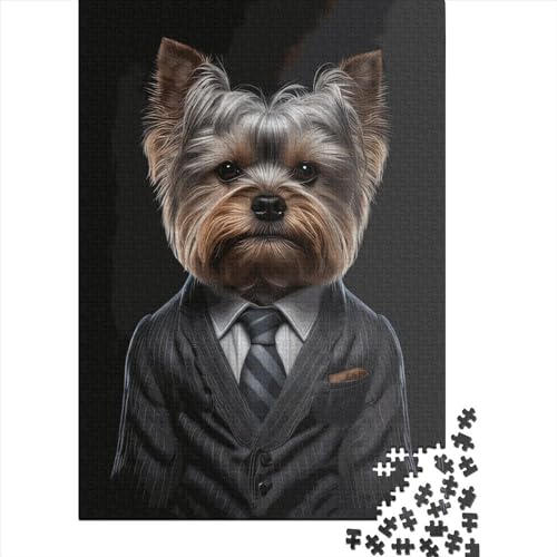 Yorkshire Terrier-Puzzle für Erwachsene und Jugendliche, 500 Teile. Puzzle für Erwachsene und Jugendliche. Lernpuzzle, 500 Teile (52 x 38 cm). von LMYmoney