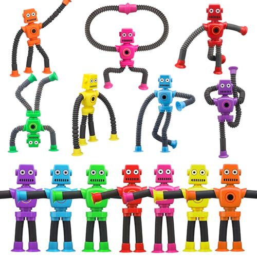 14 PCS Roboter Rohre Saug Fidget Spielzeug, sensorisches Badespielzeug für Kid Baby Kleinkind, teleskopische Saugtasche Roboter, Schreibtisch Dekor Spielzeug für Klassenzimmer Büro 14 PCS Roboter Rohre Saug Fidget Spielzeug, sensorisches Badespielzeug für Kid Baby Kleinkind, teleskopische Saugtasche Roboter, Schreibtisch Dekor Spielzeug für Klassenzimmer Büro von LNCOJOLM