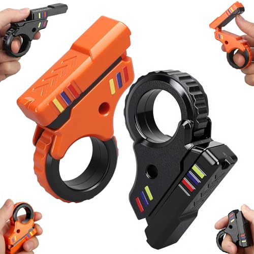Fidget Slider Ring Pistole Spielzeug für Kid Erwachsener, Push Flip Clicker Transformable Sensorische Texturierte Finger Spinner für Stress Relief Entspannen, Cool Gadget Geburtstag Fidget Slider Ring Pistole Spielzeug für Kid Erwachsener, Push Flip Clicker Transformable Sensorische Texturierte Finger Spinner für Stress Relief Entspannen, Cool Gadget Geburtstag von LNCOJOLM