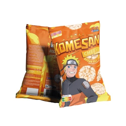 KOMESAN Naruto Rice Snacks Sabor Käse 60gr von KOMESAN