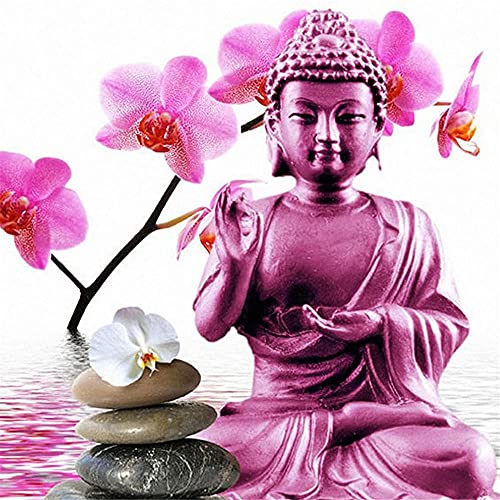 1000-teiliges Puzzle, lila Buddha-Statue, 1000-teiliges Puzzle für Erwachsene, 50 x 70 cm von LNTYW