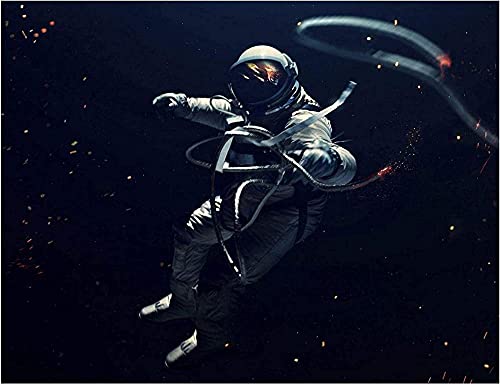 Astronaut Space Suit Poster PaperJigsaw Puzzle 1000 Teile Spielzeug für Erwachsene Dekompressionsspiel F50x70cm von LNTYW