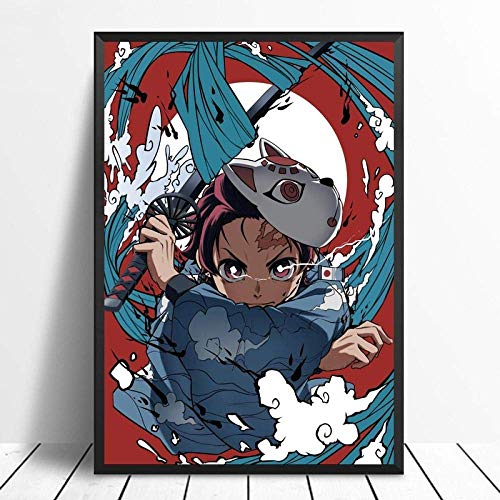 Dämon Jigsaw Puzzles Puzzle, Erwachsene Slayer Anime Ölgemälde 1000 Stück Papier Puzzles, Kinder Geburtstag DIY Geschenk Indoor Spiele 38x52cm von LNTYW