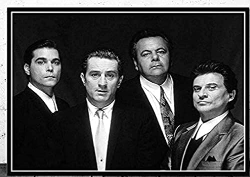 Gangster Godfather Goodfellas Filmposter PapierPuzzle 1000 Teile Spielzeug für Erwachsene Dekompressionsspiel26x38cm von LNTYW