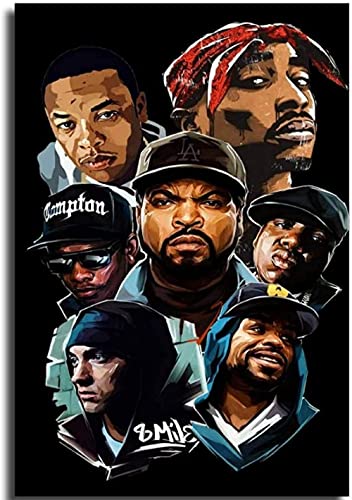 Hip Hop Star Rapper Poster PaperJigsaw Puzzle 1000 Teile Spielzeug für Erwachsene Dekompressionsspiel50x70cm von LNTYW