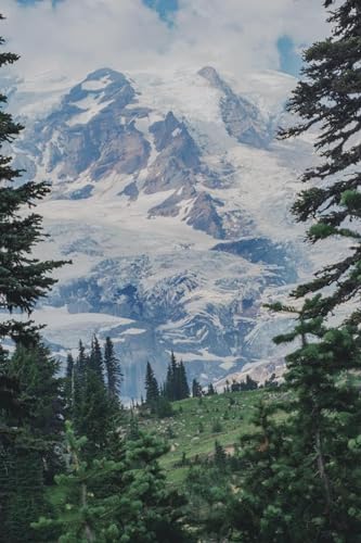 Mount Rainier - 1000-teiliges Papierpuzzle - EIN lockeres und unterhaltsames Puzzlespiel für Erwachsene und Jugendliche 26 x 38 cm von LNTYW