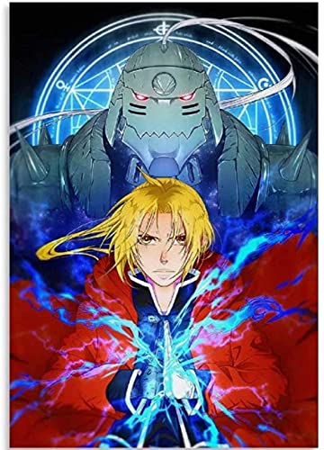 PaperJigsaw Puzzle 1000 Teile Anime Fullmetal Alchemist Poster Erwachsene Kinder Spielzeug Dekompressionsspiel50x70cm von LNTYW