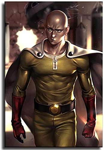 PaperJigsaw Puzzle 1000 Teile Anime One Punch Man Poster Erwachsene Kinder Spielzeug Dekompressionsspiel26x38cm von LNTYW