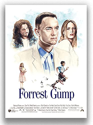 PaperJigsaw Puzzle 1000 Teile Film Forrest Gump Poster Erwachsene Kinder Spielzeug Dekompressionsspiel26x38cm von LNTYW