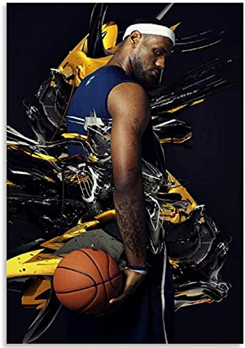 PaperJigsaw Puzzle 1000 Teile Lebron James Basketball Star Poster Erwachsene Kinder Spielzeug Dekompressionsspiel50x70cm von LNTYW